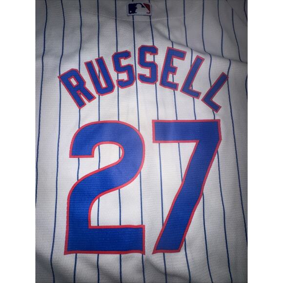 MLB Cubs Youth Jersey 27 Addison Russell Large Majestic (J20) - Picture 2 of 4